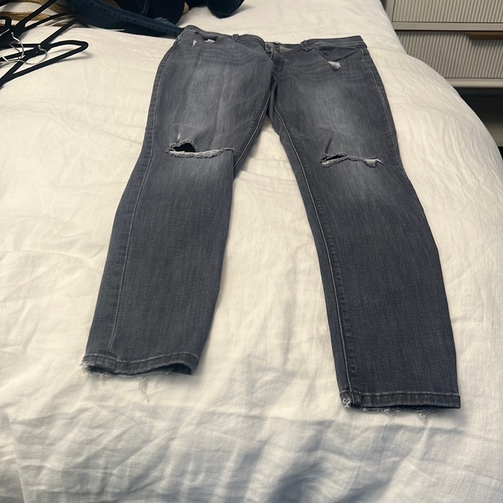 DL skinny jeans grey wash